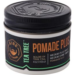 GIBS GROOMING by GIBS GROOMING (UNISEX) - TEA TREE POMADE PLUS 4 OZ