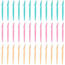 36pcs Women Eyebrow Razor Trimmer Facial Hair Remover Blade Safety Bikini Trimmer Shaper Shaver