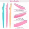 36pcs Women Eyebrow Razor Trimmer Facial Hair Remover Blade Safety Bikini Trimmer Shaper Shaver