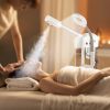2 in 1 Facial Steamer with 3X Magnifying Lamp; Esthetician Steamer Professional Aromatherapy Humidifier Face Spa Mist Steam for Home Beauty Salon; Per
